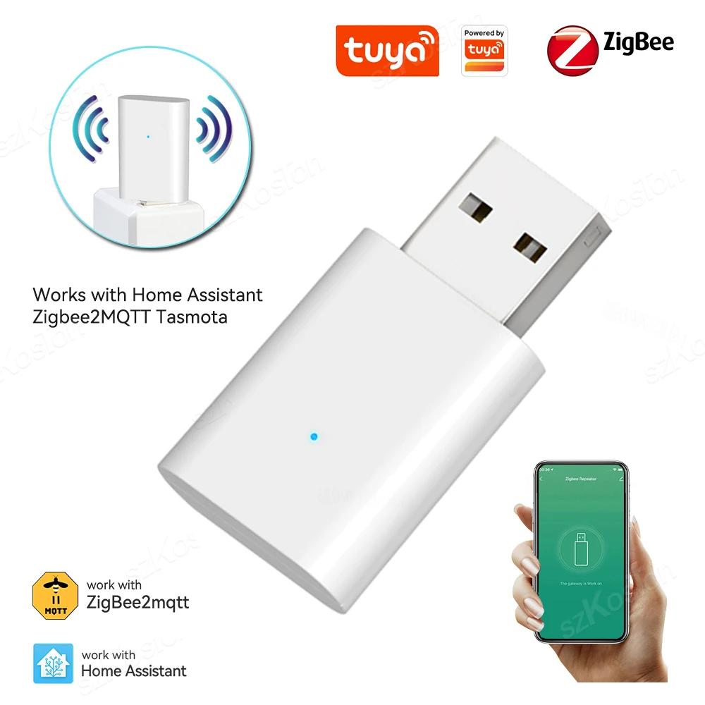 Tuya Zigbee 3.0 USB ȣ , ȣ  ͽٴ, Ʈ  Ȩ ýƮ, ZigBee2MQTT,  ڵȭ